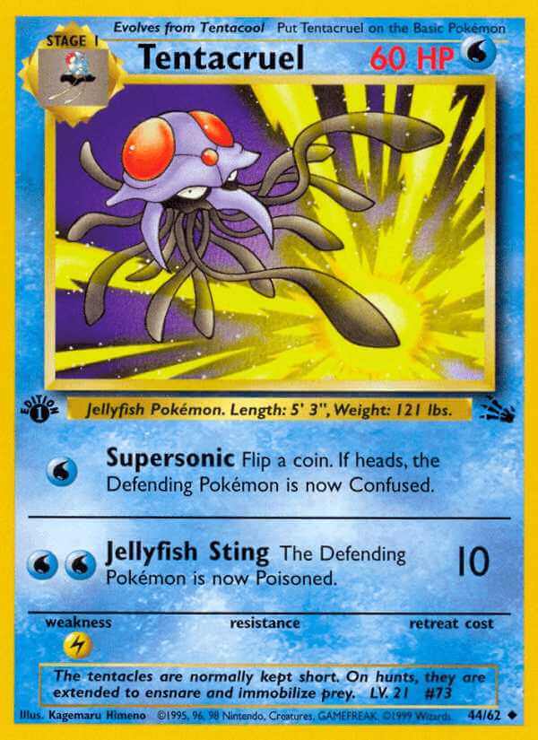 Tentacruel debut card