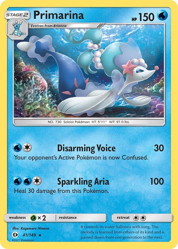 Primarina debut card