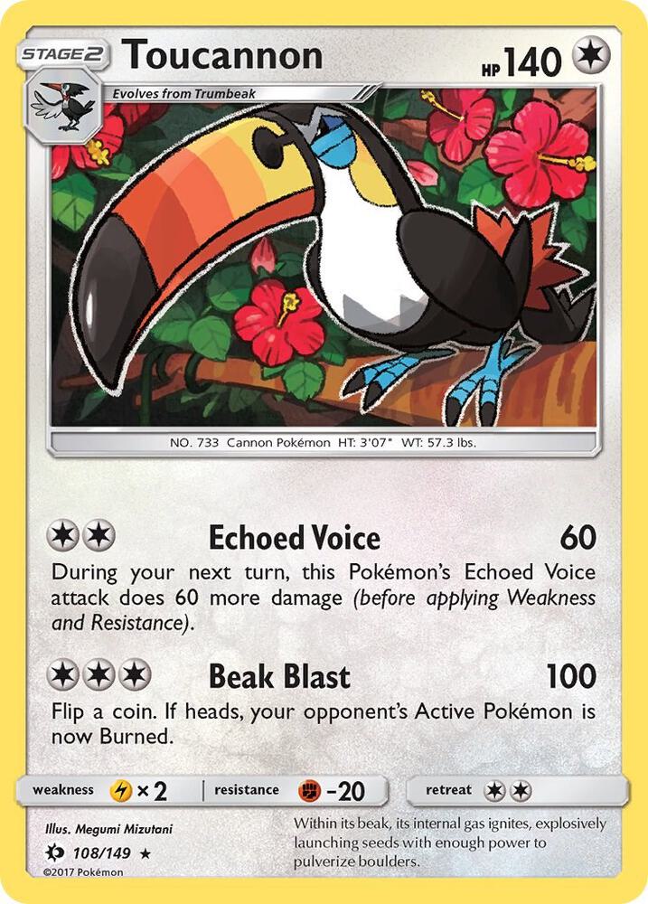 Toucannon debut card