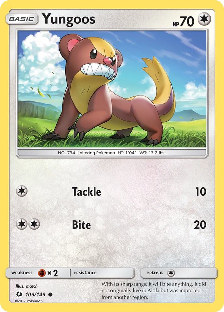Yungoos debut card
