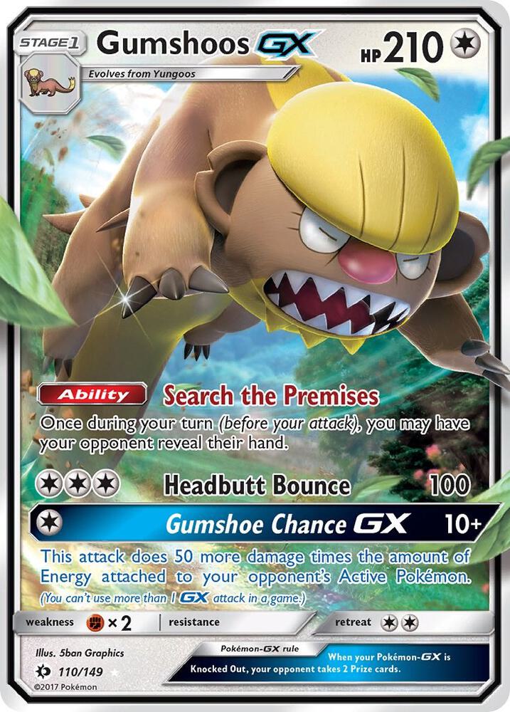 Gumshoos debut card