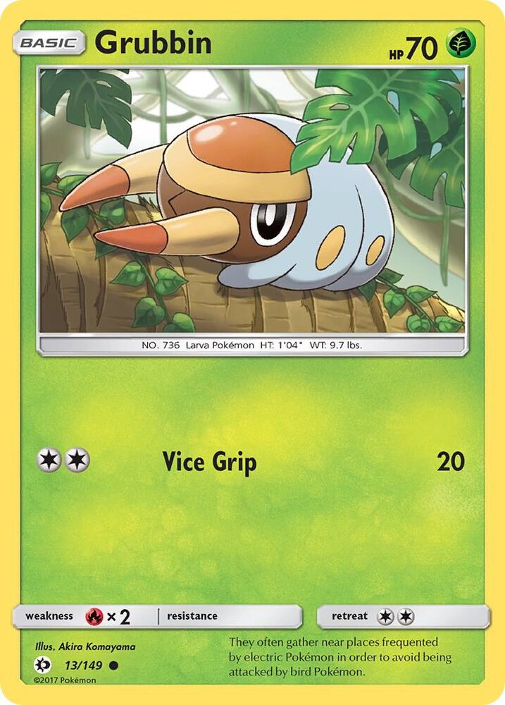 Grubbin debut card