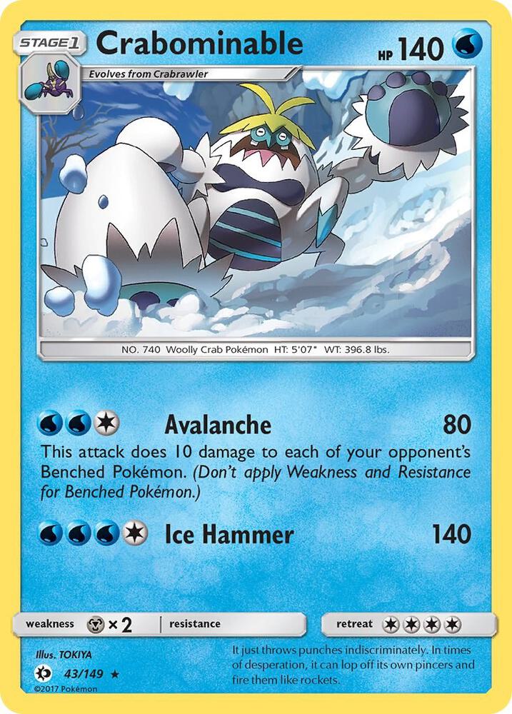 Crabominable debut card