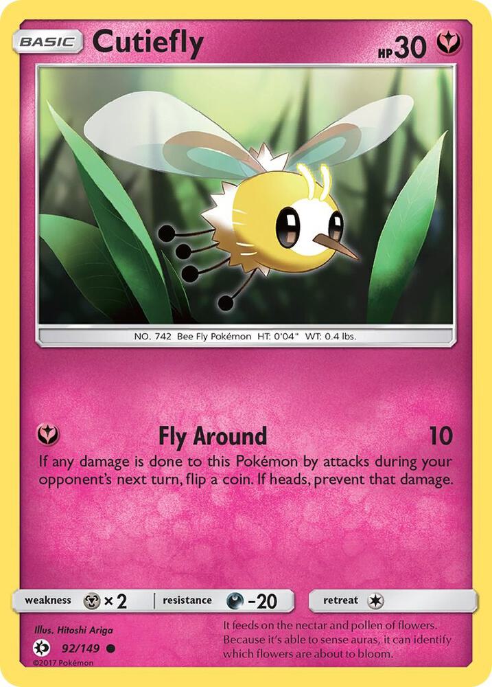 Cutiefly debut card