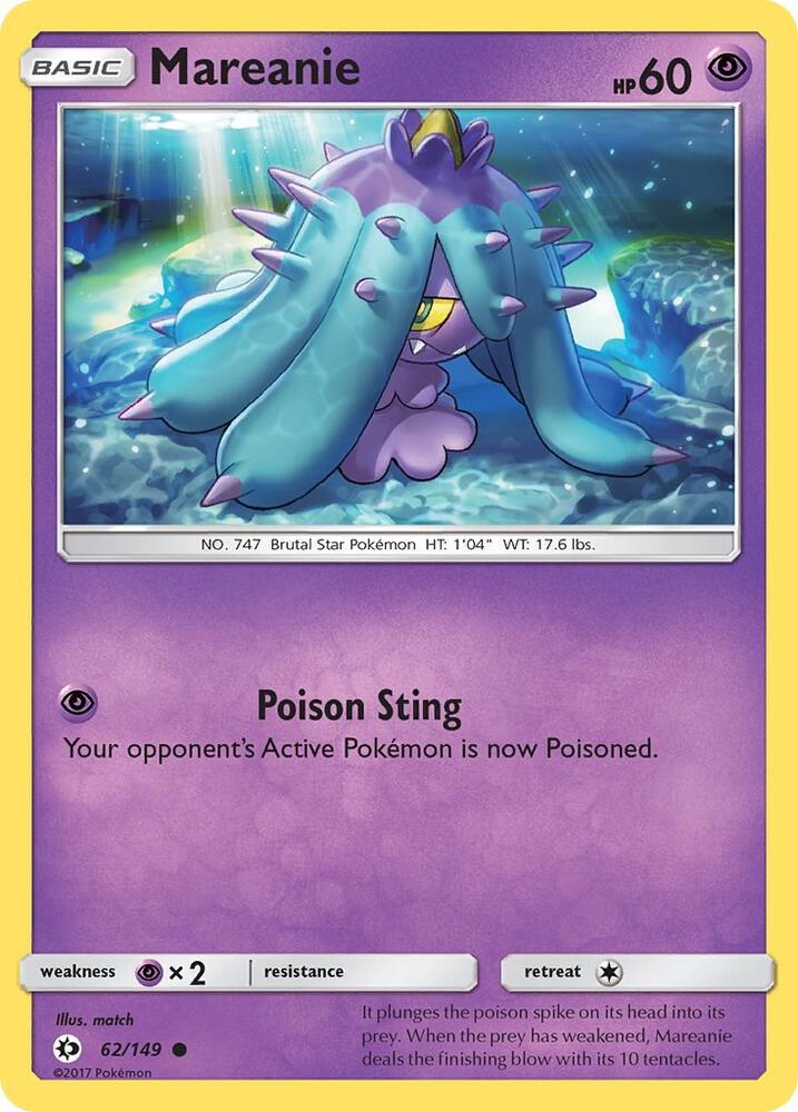 Mareanie debut card