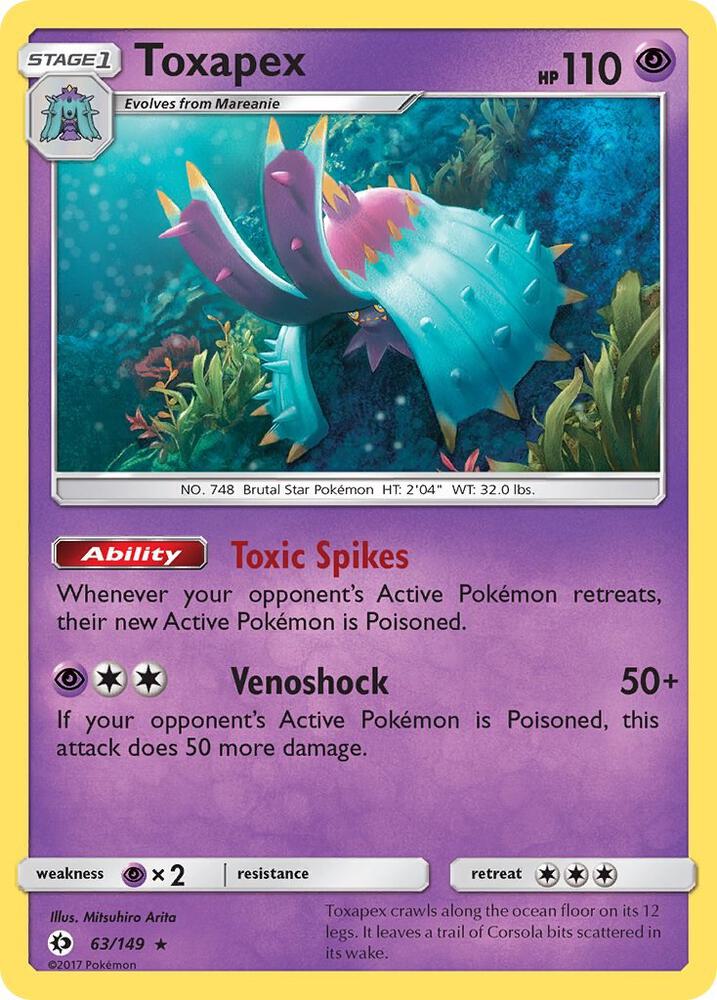 Toxapex debut card