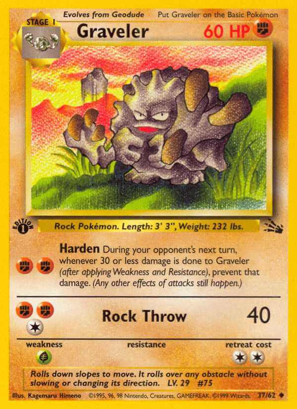 Graveler debut card