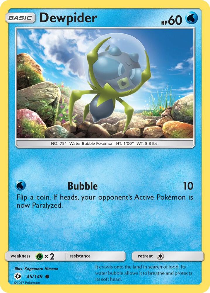 Dewpider debut card