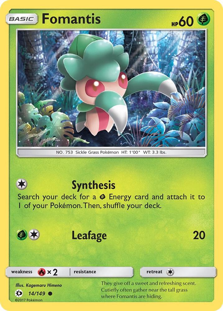 Fomantis debut card
