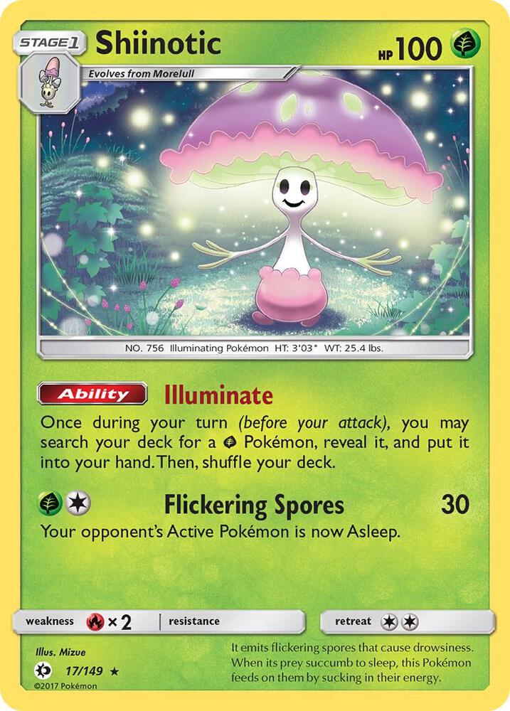 Shiinotic debut card