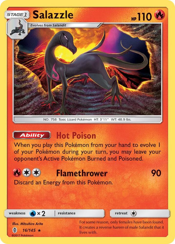 Salazzle debut card