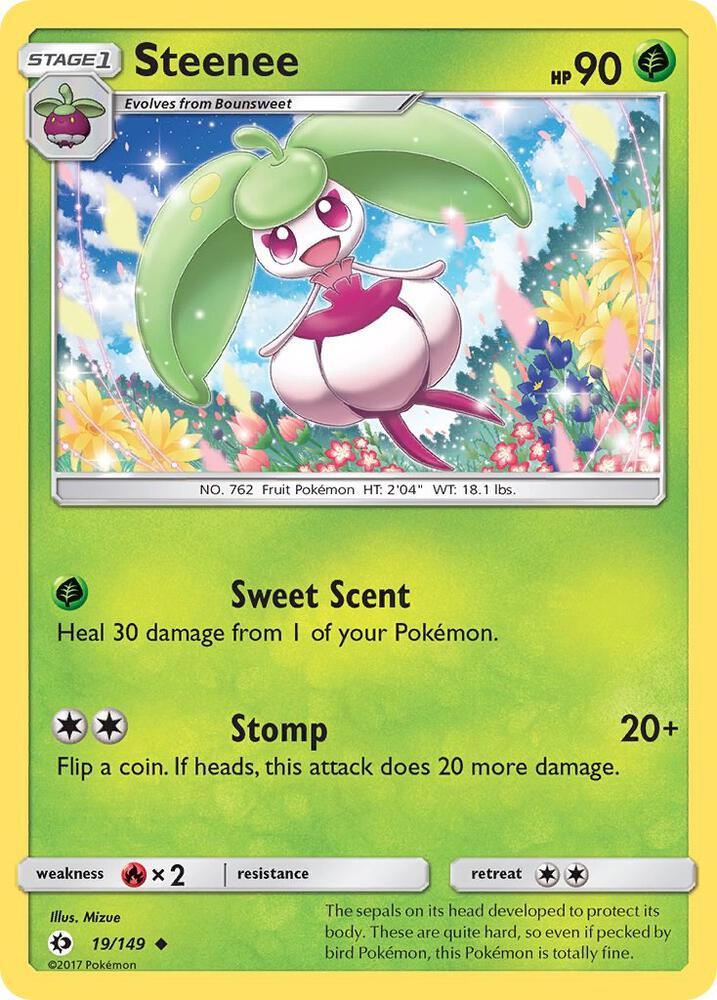 Steenee debut card