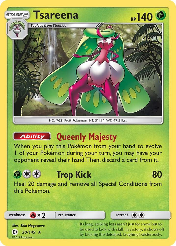 Tsareena debut card