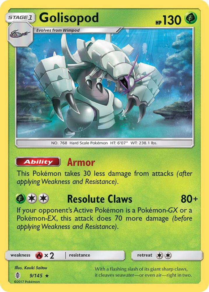 Golisopod debut card