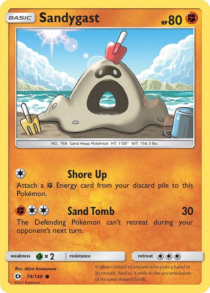 Sandygast debut card
