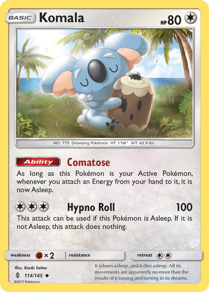 Komala debut card
