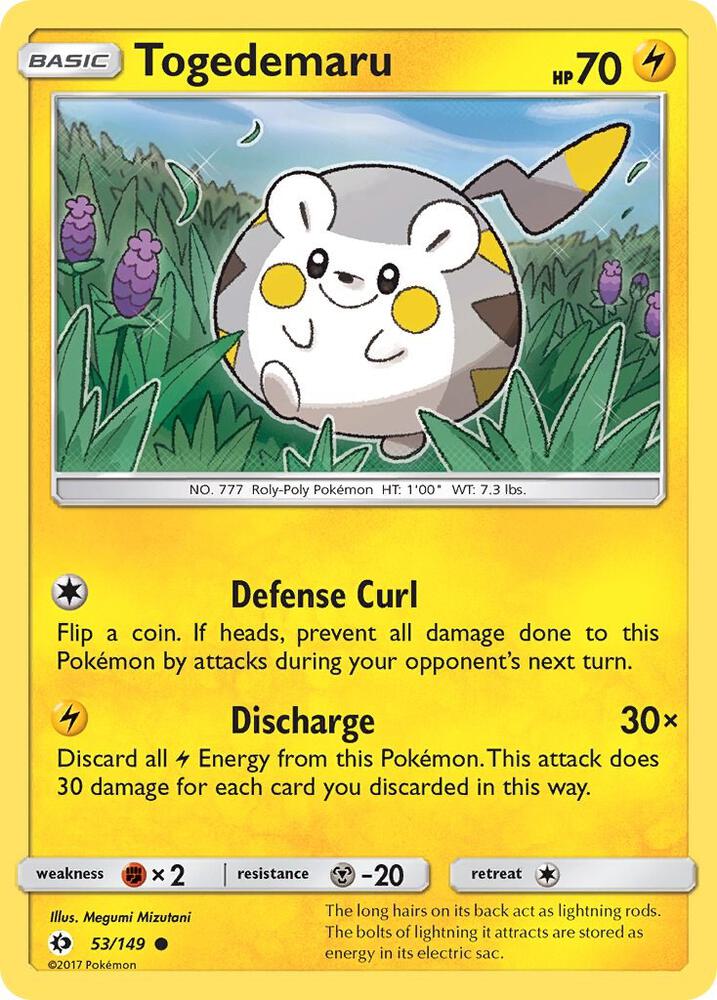 Togedemaru debut card