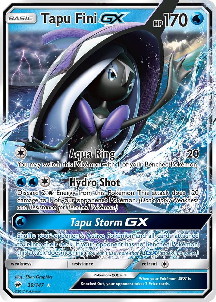 Tapu Fini debut card