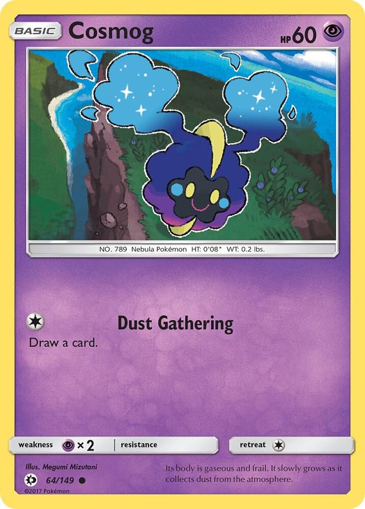 Cosmog debut card