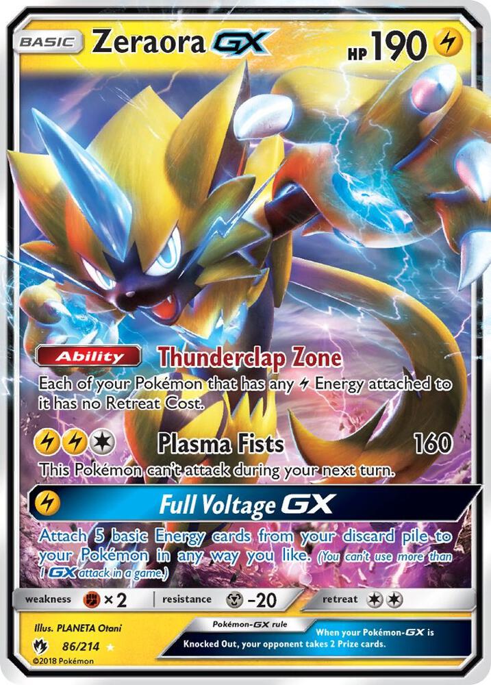 Zeraora debut card