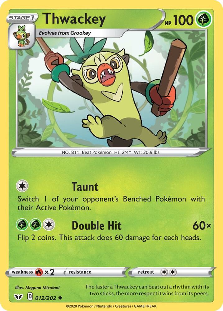 Thwackey debut card