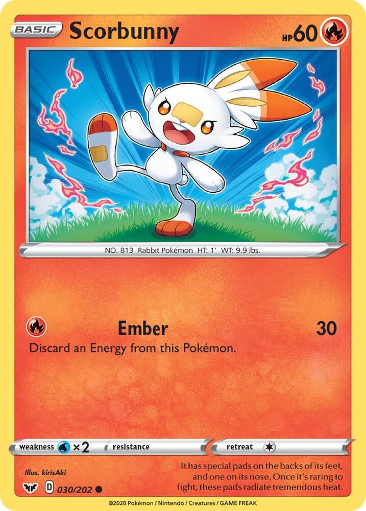 Scorbunny debut card