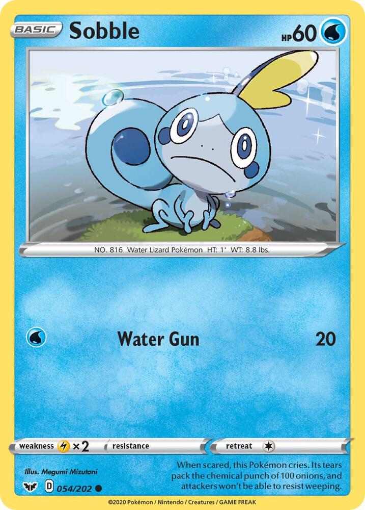 Sobble debut card