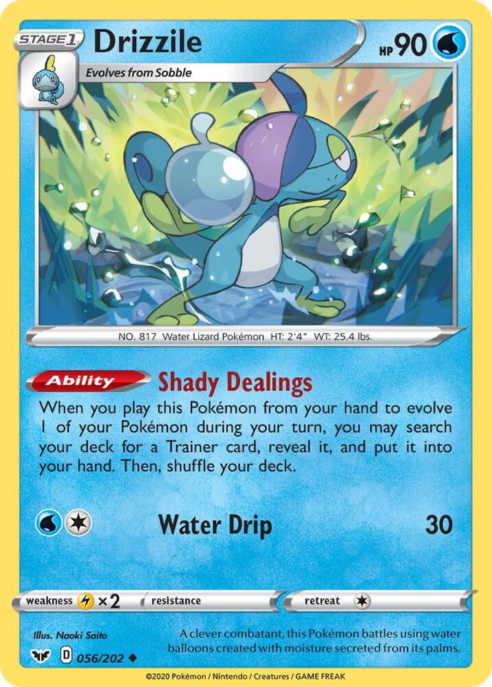 Drizzile debut card