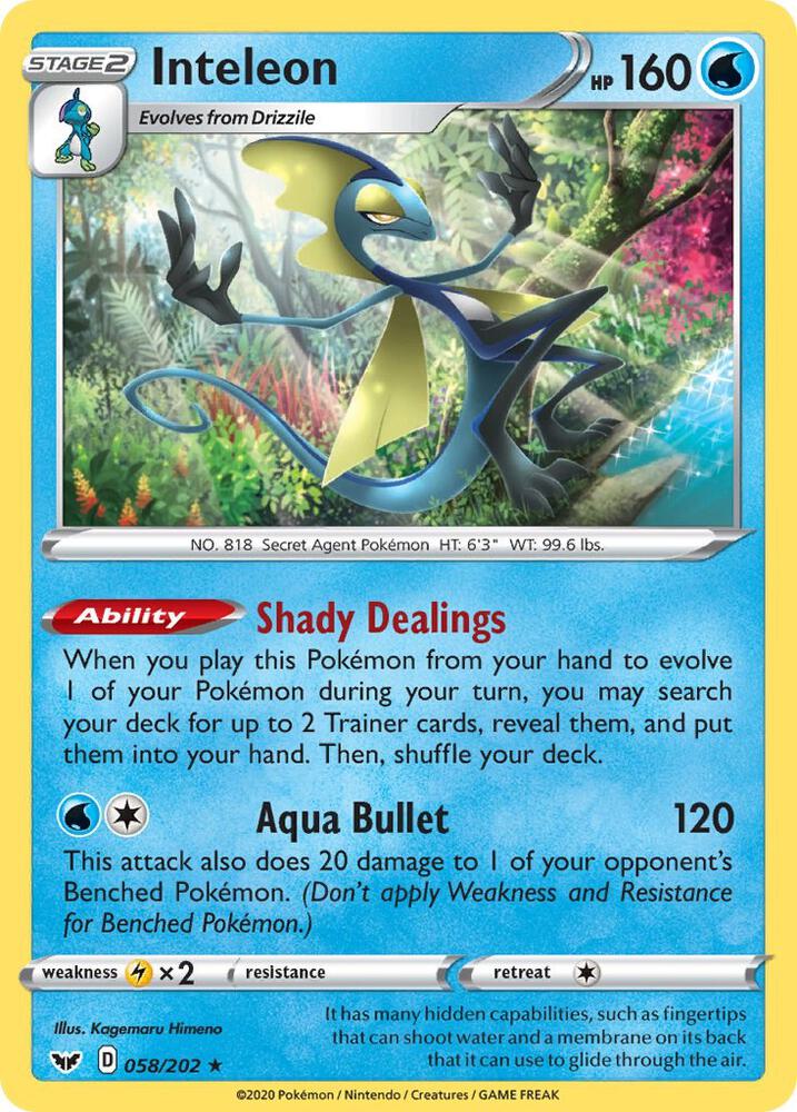 Inteleon debut card