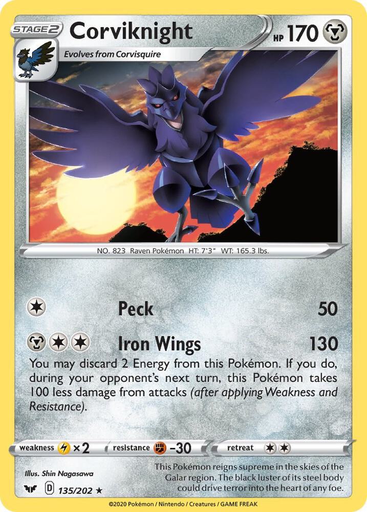 Corviknight debut card