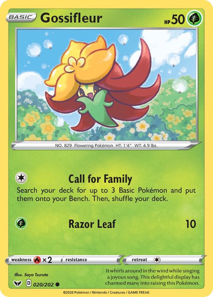 Gossifleur debut card