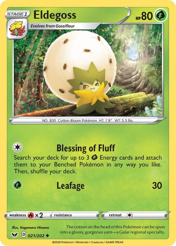 Eldegoss debut card