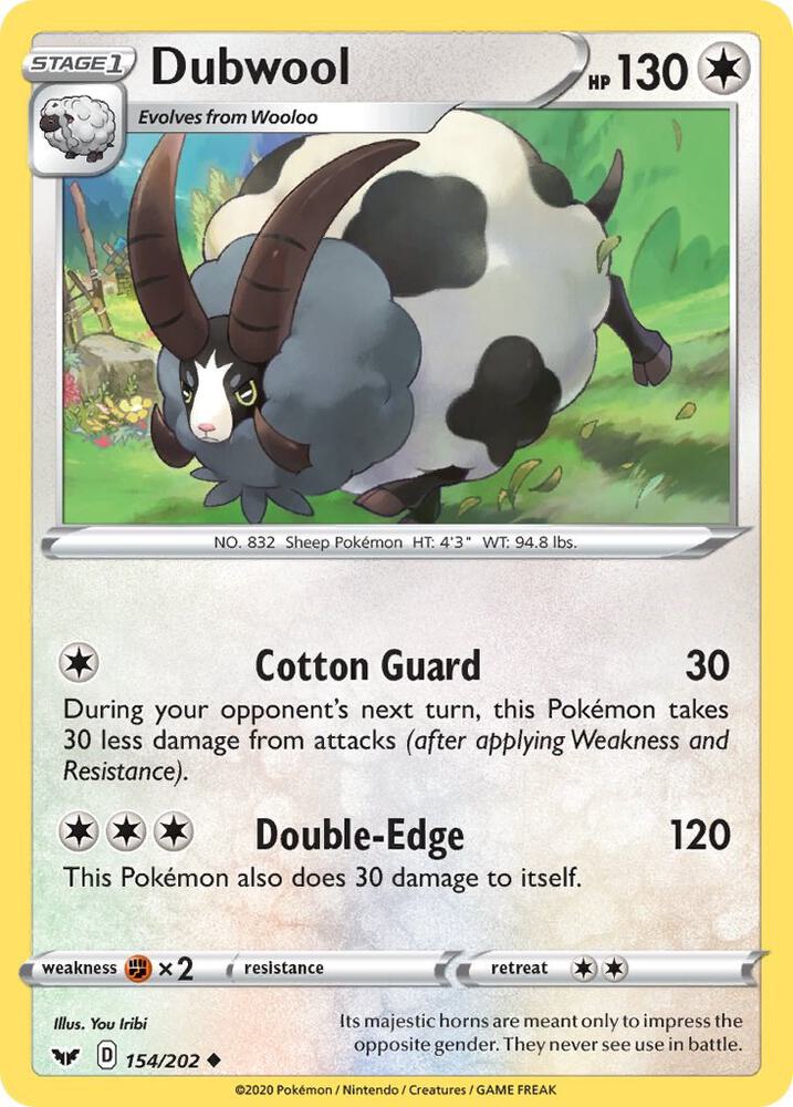 Dubwool debut card