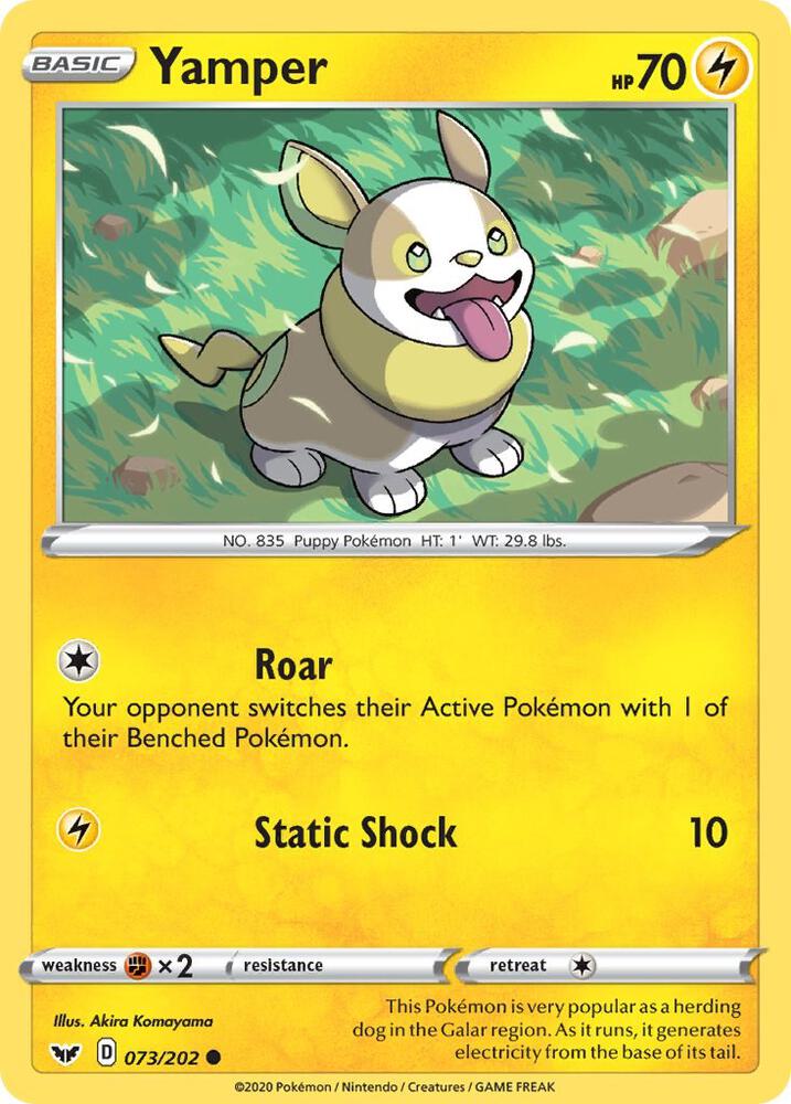 Yamper debut card