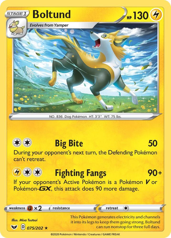 Boltund debut card