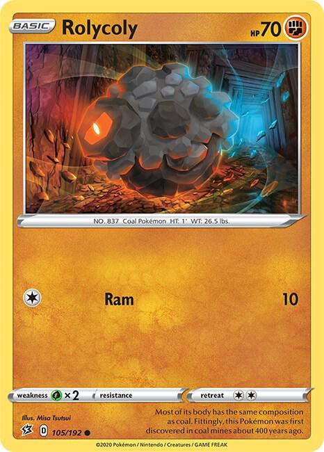 Rolycoly debut card