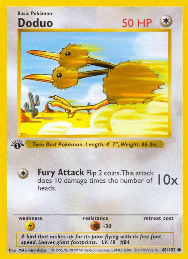 Doduo debut card