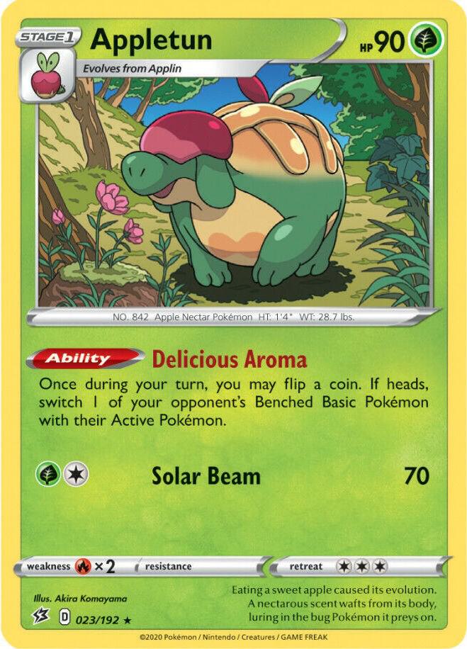 Appletun debut card