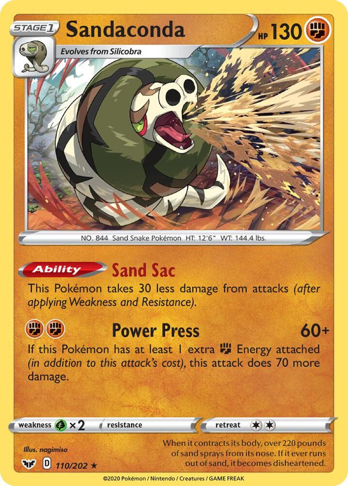 Sandaconda debut card