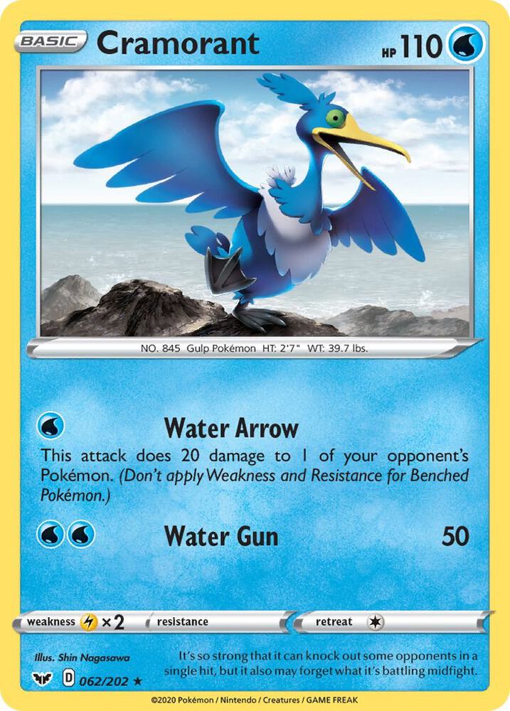 Cramorant debut card