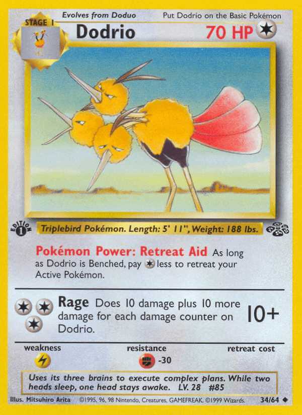 Dodrio debut card