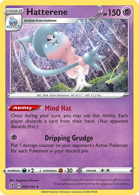 Hatterene debut card