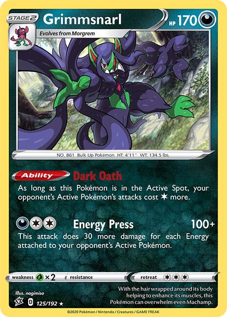 Grimmsnarl debut card