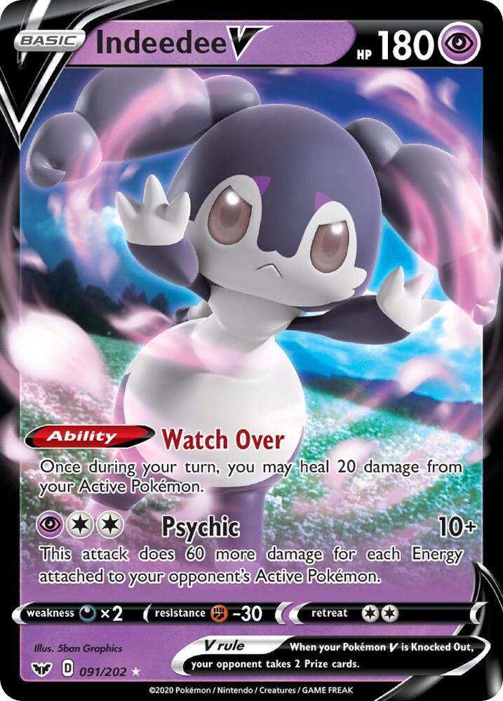 Indeedee debut card