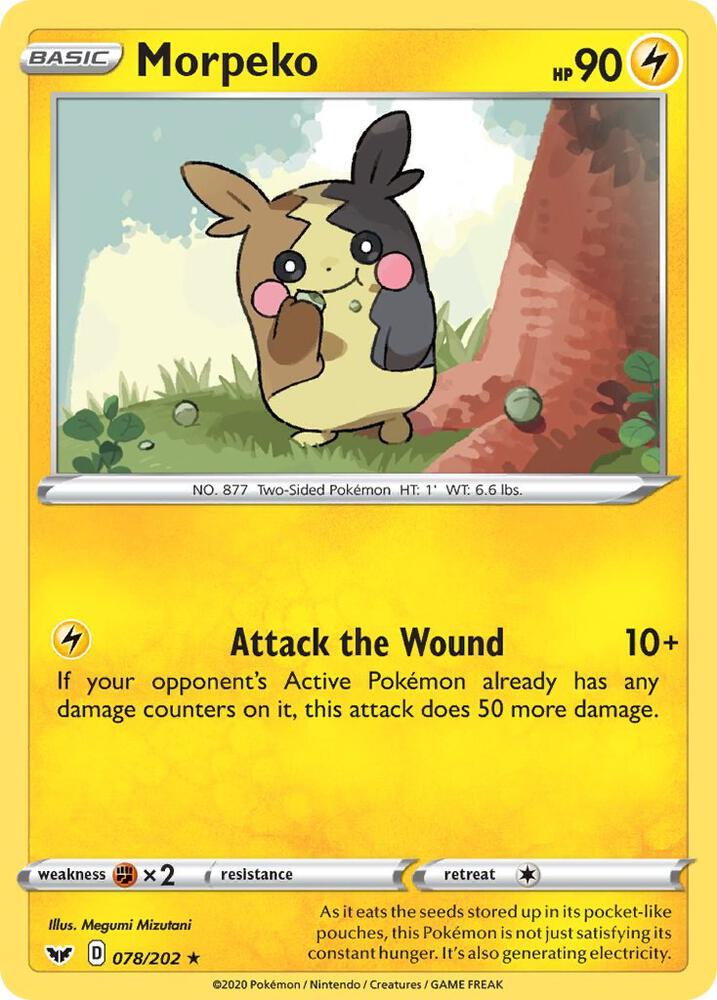 Morpeko debut card