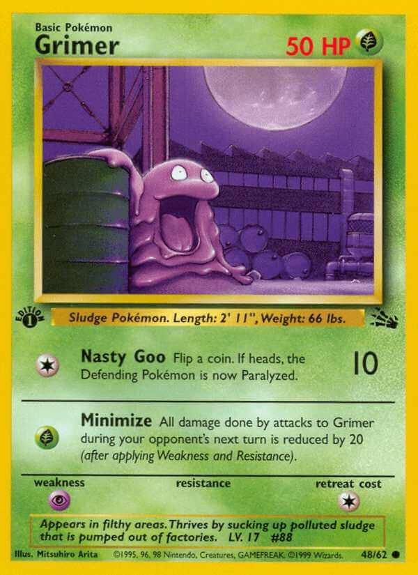 Grimer debut card