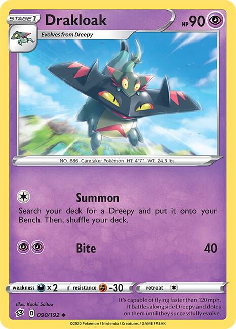 Drakloak debut card