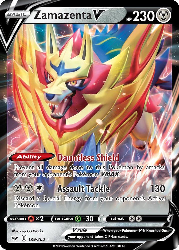 Zamazenta debut card