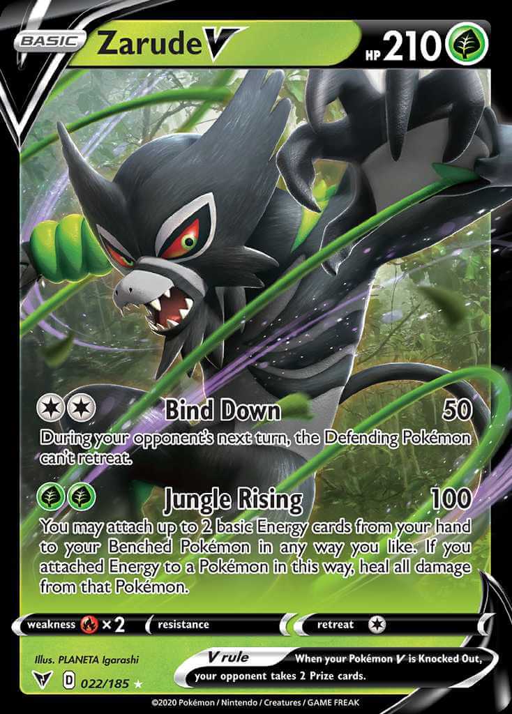 Zarude debut card