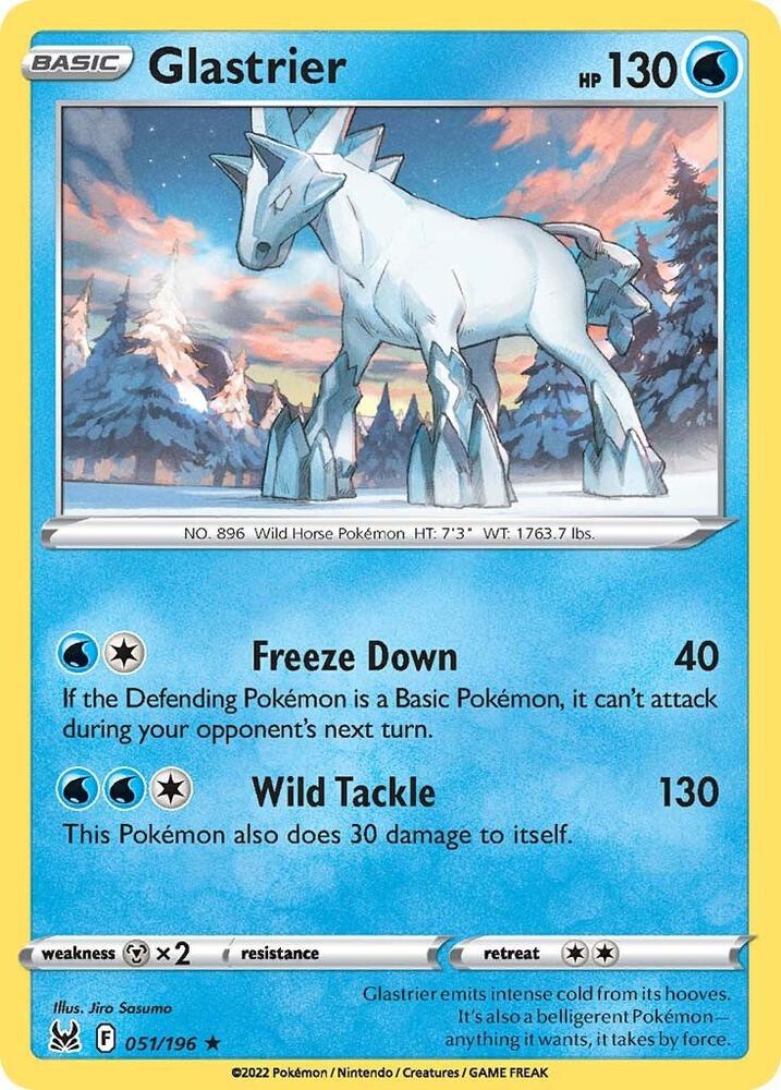 Glastrier debut card